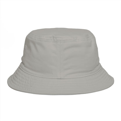 Brown Bucket Hat with Gold Crest Logo — Global Wellness Academy Embroidered Sun Hat