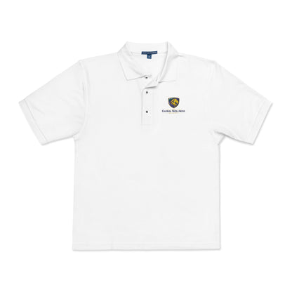 Embroidered Lion Crest Polo Shirt