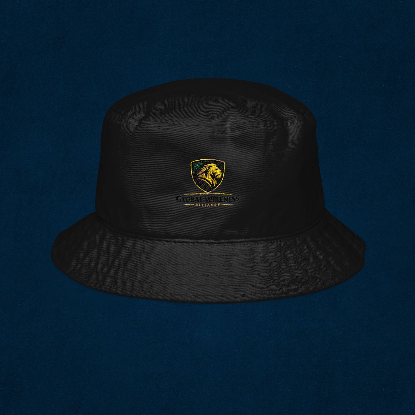 Global Wellness Lion Shield Bucket Hat