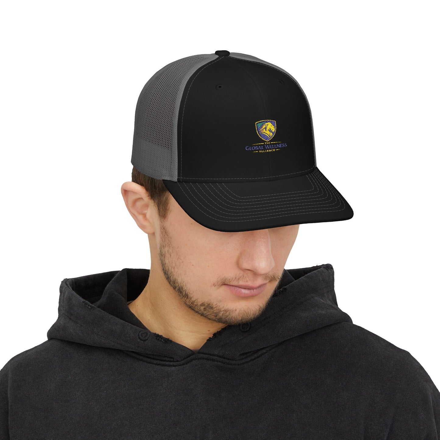Trucker Cap with Lion Crest Logo