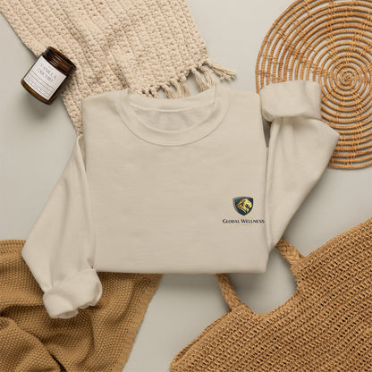 Embroidered Compass Rose Crewneck Sweatshirt