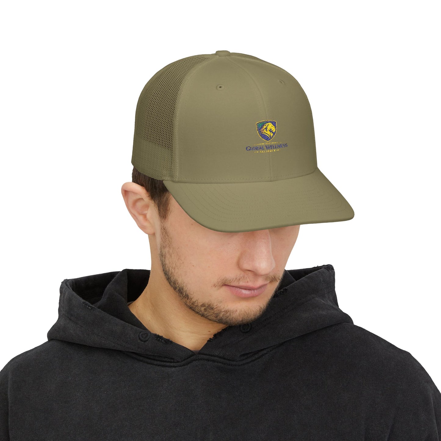 Trucker Cap with Lion Crest Logo