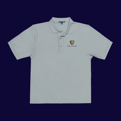 Embroidered Lion Crest Polo Shirt