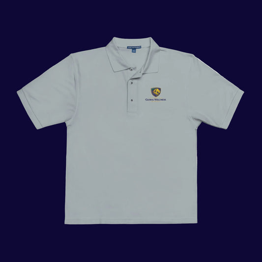 Embroidered Lion Crest Polo Shirt
