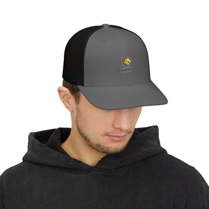 Trucker Cap with Lion Crest Logo