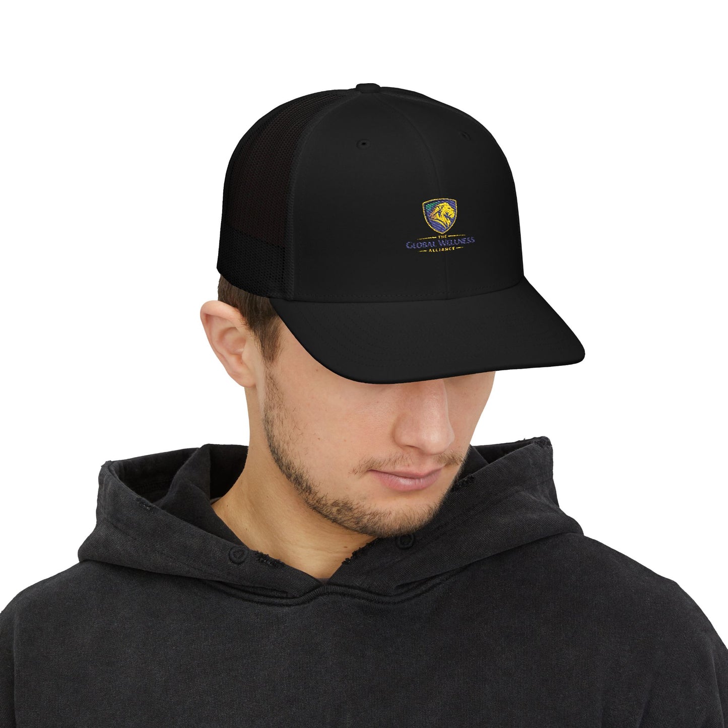 Trucker Cap with Lion Crest Logo