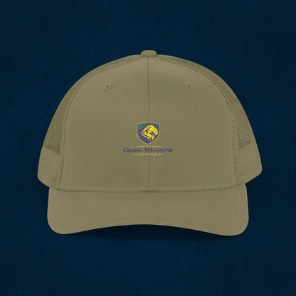 Trucker Cap with Lion Crest Logo