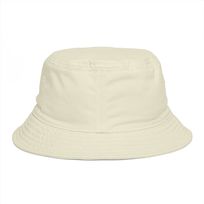 Brown Bucket Hat with Gold Crest Logo — Global Wellness Academy Embroidered Sun Hat