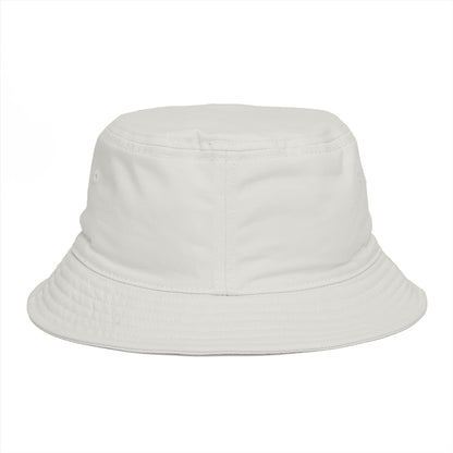 Brown Bucket Hat with Gold Crest Logo — Global Wellness Academy Embroidered Sun Hat