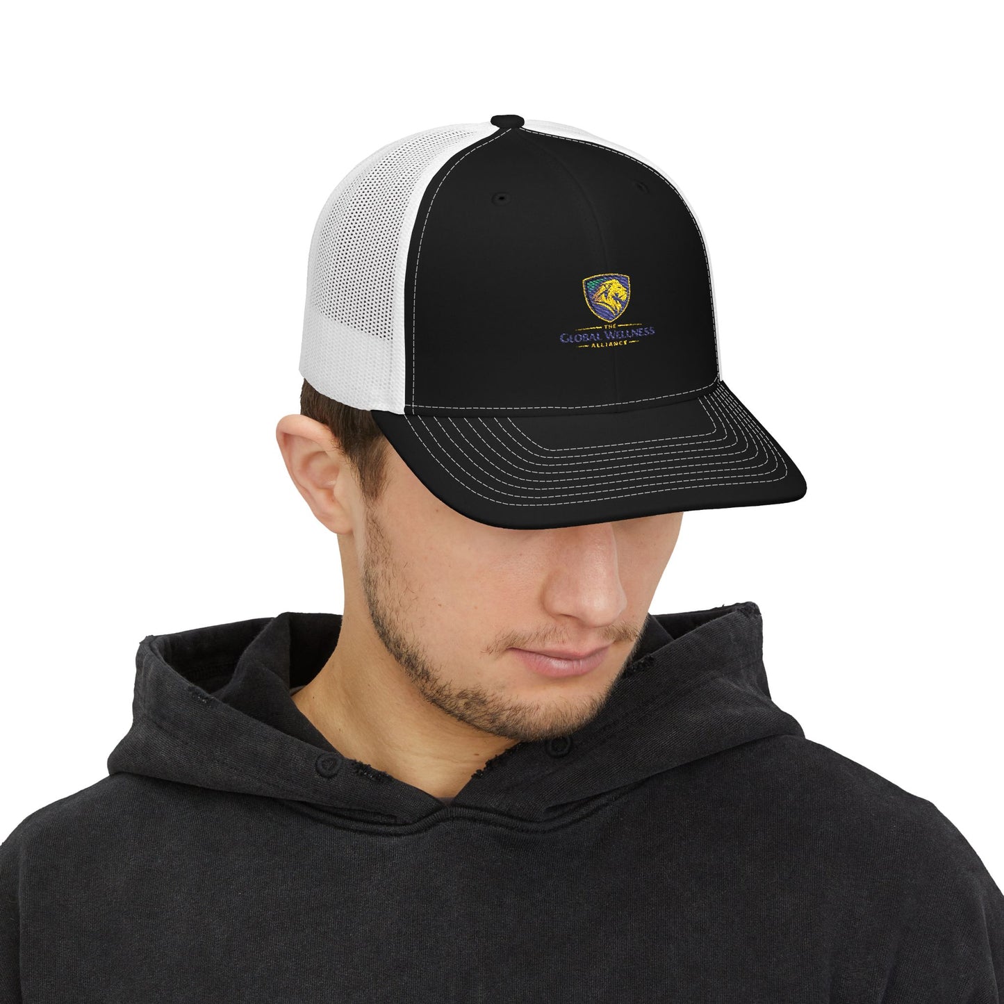 Trucker Cap with Lion Crest Logo