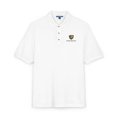 Embroidered Lion Crest Polo Shirt
