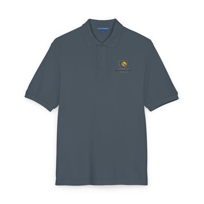Embroidered Lion Crest Polo Shirt