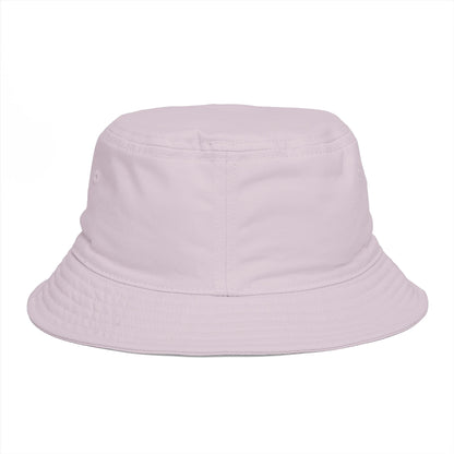 Brown Bucket Hat with Gold Crest Logo — Global Wellness Academy Embroidered Sun Hat