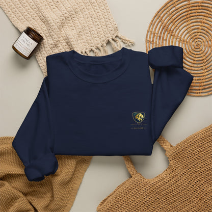 Embroidered Compass Rose Crewneck Sweatshirt
