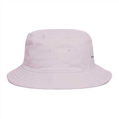 Brown Bucket Hat with Gold Crest Logo — Global Wellness Academy Embroidered Sun Hat