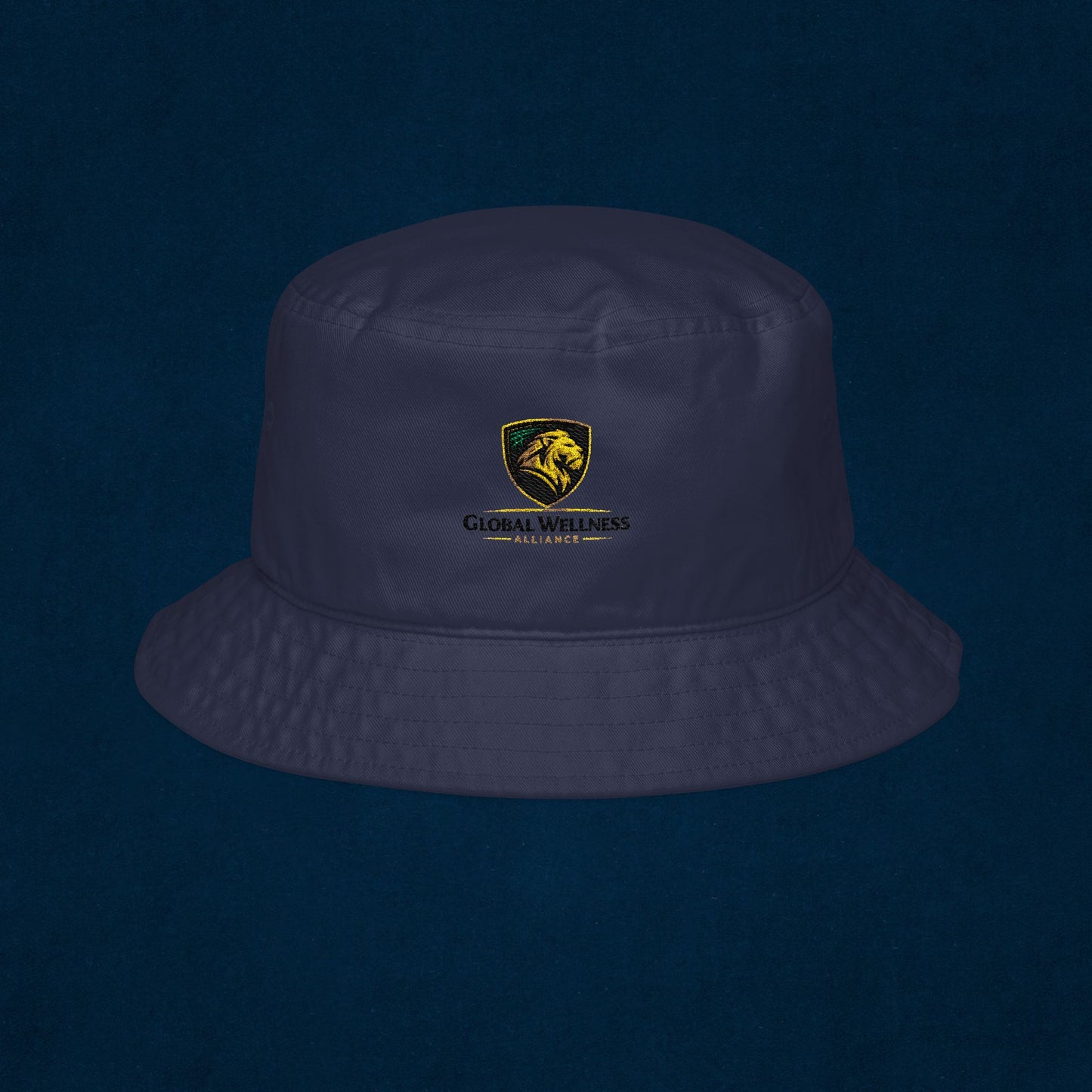 Global Wellness Lion Shield Bucket Hat