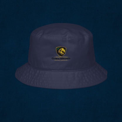 Global Wellness Lion Shield Bucket Hat