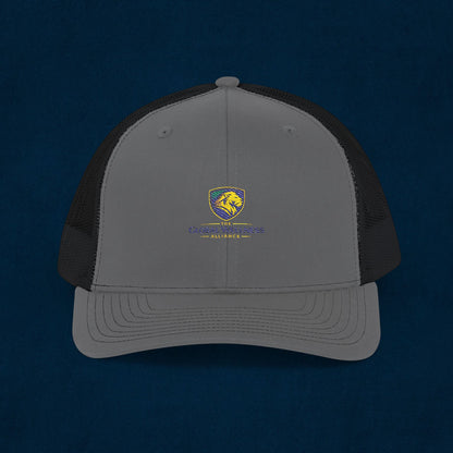 Trucker Cap with Lion Crest Logo