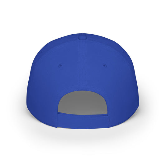 Embroidered Lion Shield Cap — Low Profile Baseball Hat with Global Wellness Logo