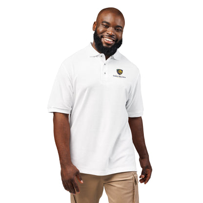 Embroidered Lion Crest Polo Shirt