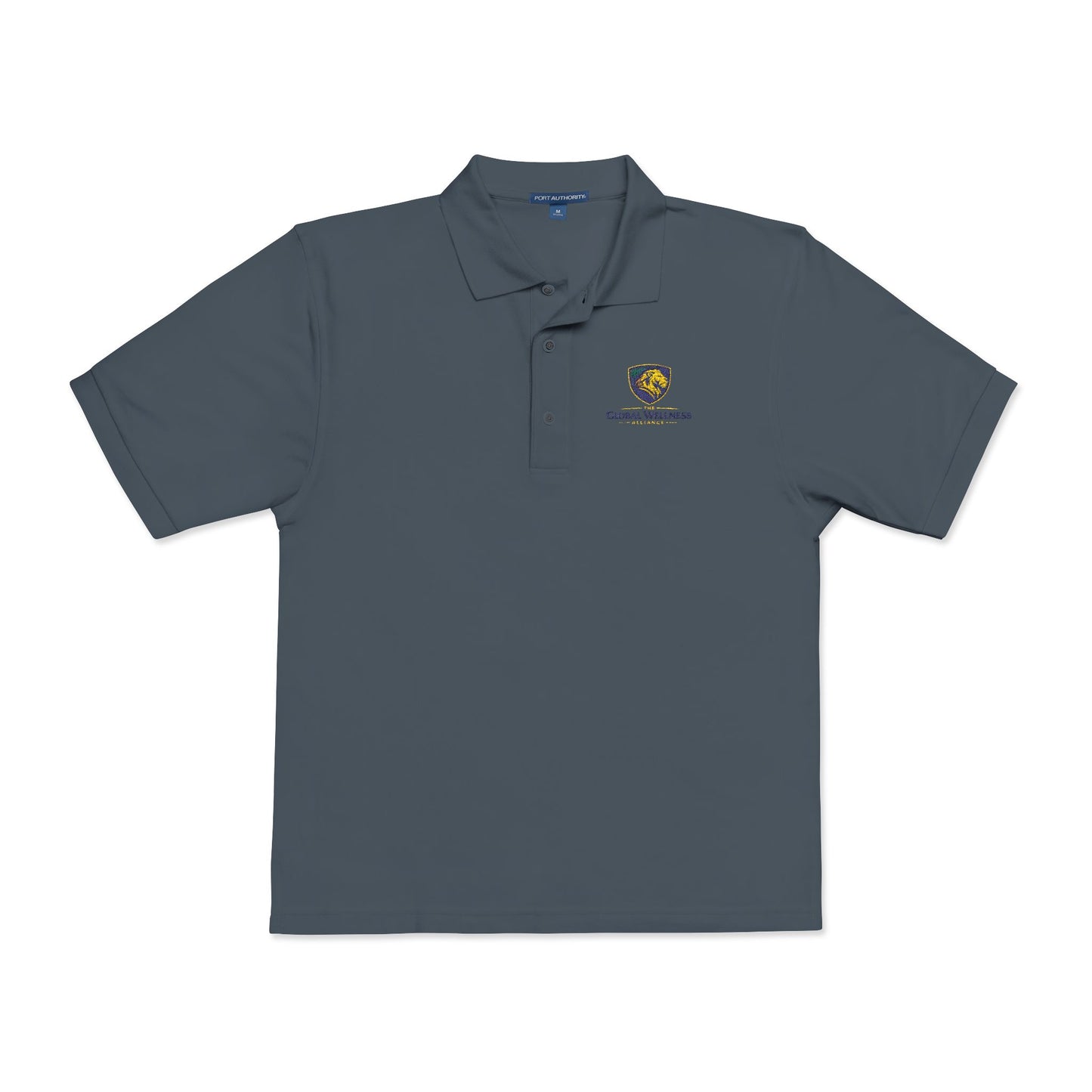 Embroidered Lion Crest Polo Shirt