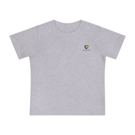 Baby T-Shirt — Yellow Mini Logo Tee (Cute Casual Infant Top)