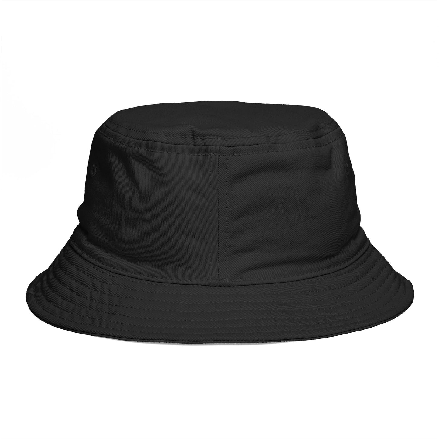 Brown Bucket Hat with Gold Crest Logo — Global Wellness Academy Embroidered Sun Hat