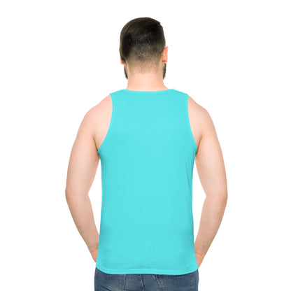Aqua Crest Logo Tank Top — Minimal Luxury Athletic Vest