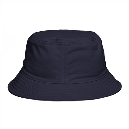 Brown Bucket Hat with Gold Crest Logo — Global Wellness Academy Embroidered Sun Hat