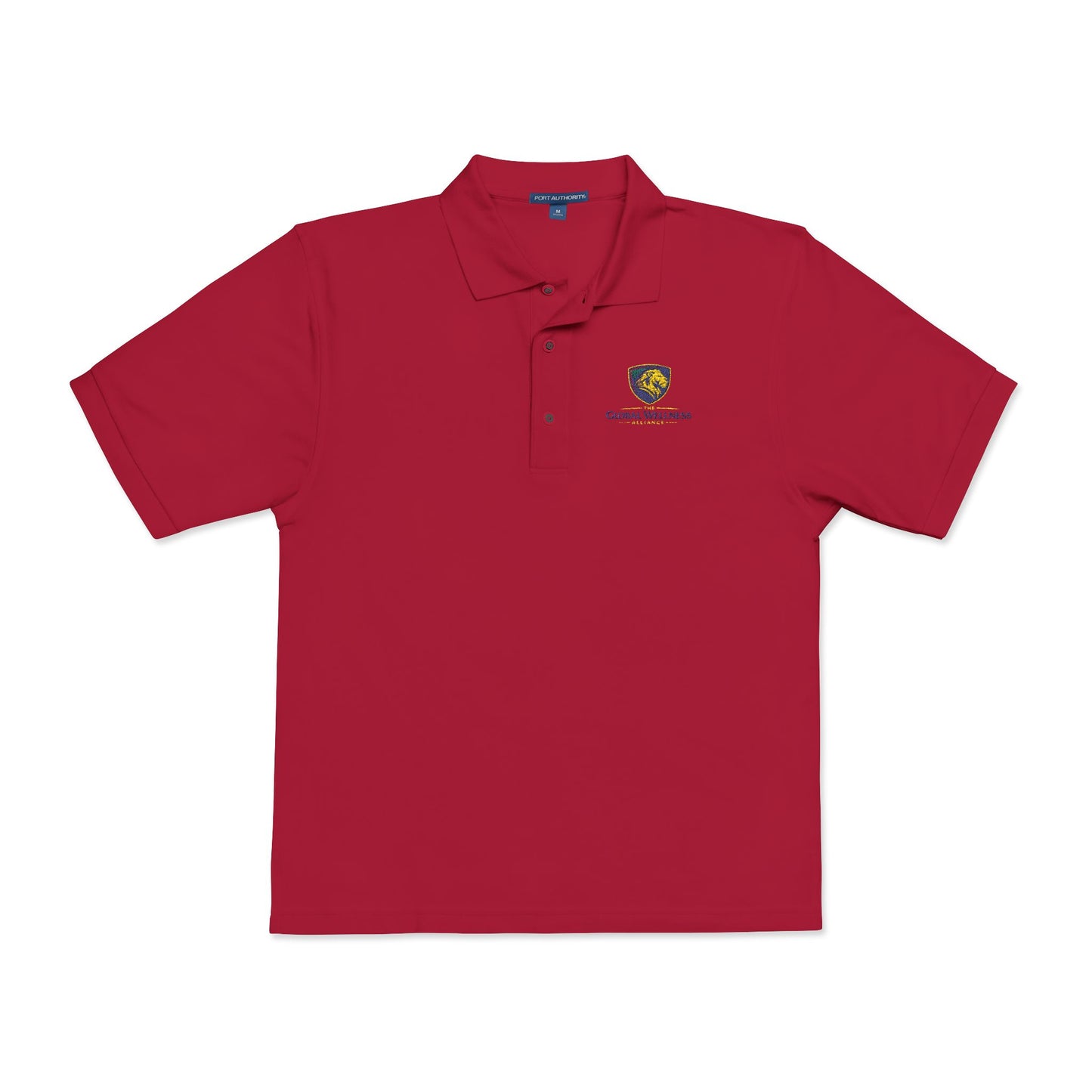 Embroidered Lion Crest Polo Shirt