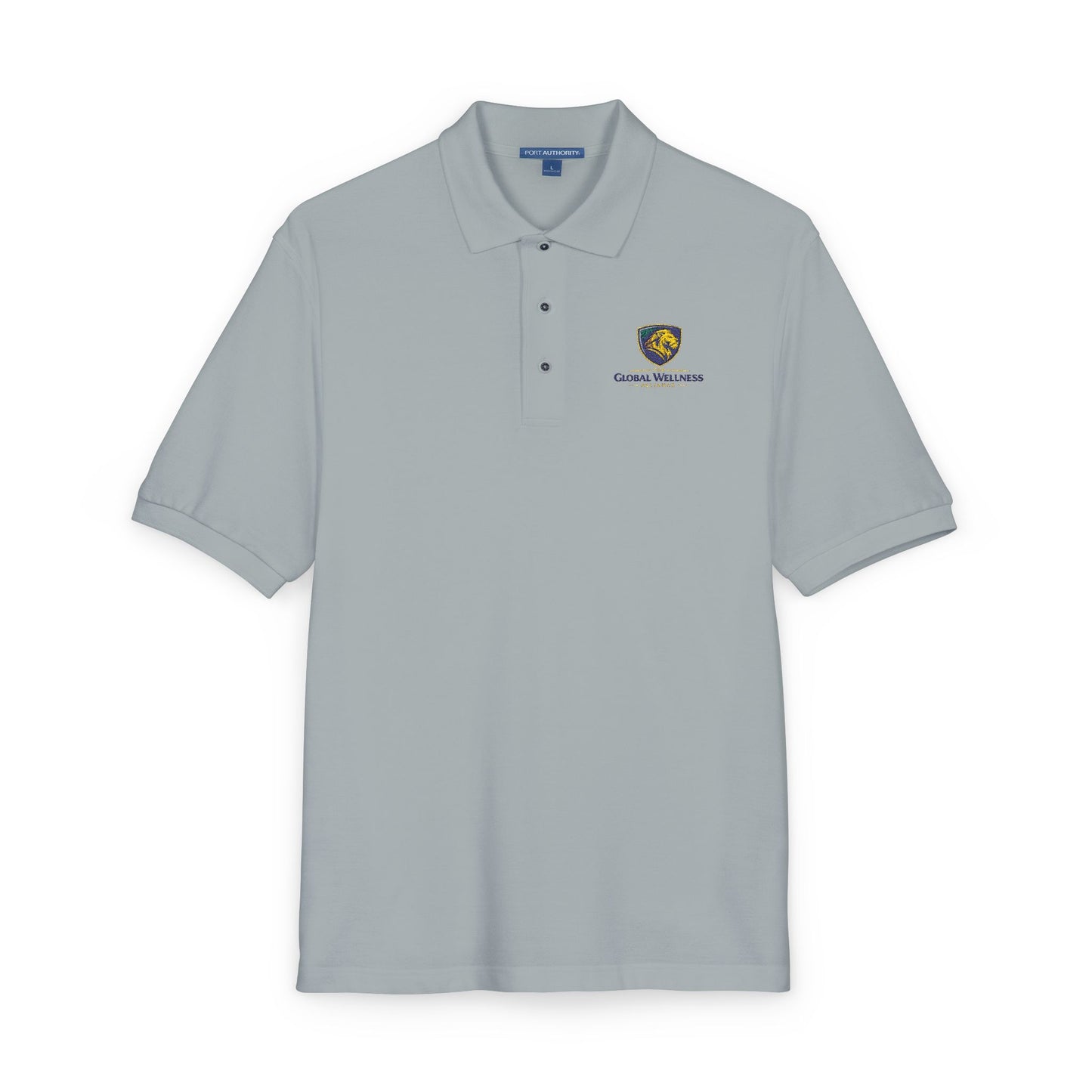 Embroidered Lion Crest Polo Shirt