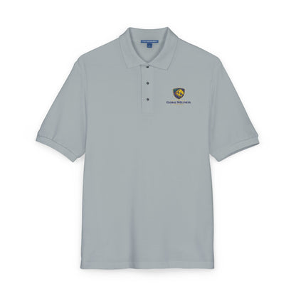 Embroidered Lion Crest Polo Shirt