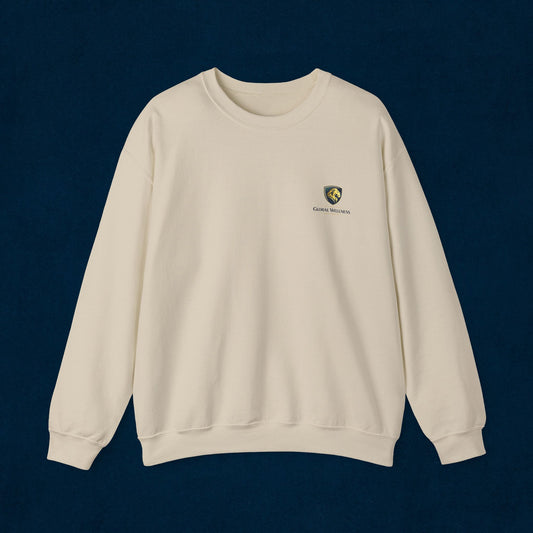 Embroidered Compass Rose Crewneck Sweatshirt